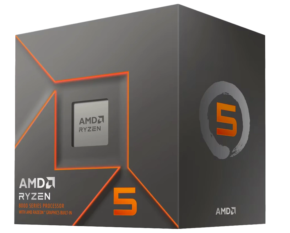 RYZEN-5-8500G AMD Ryzen™ 5 8500G Desktop Processor (6 cores & 12 threads, Base clock 3.5GHz with boost clock up to 5.0GHz) - Image 1